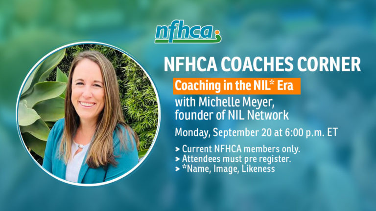 nfhca coaches corner with michelle meyer