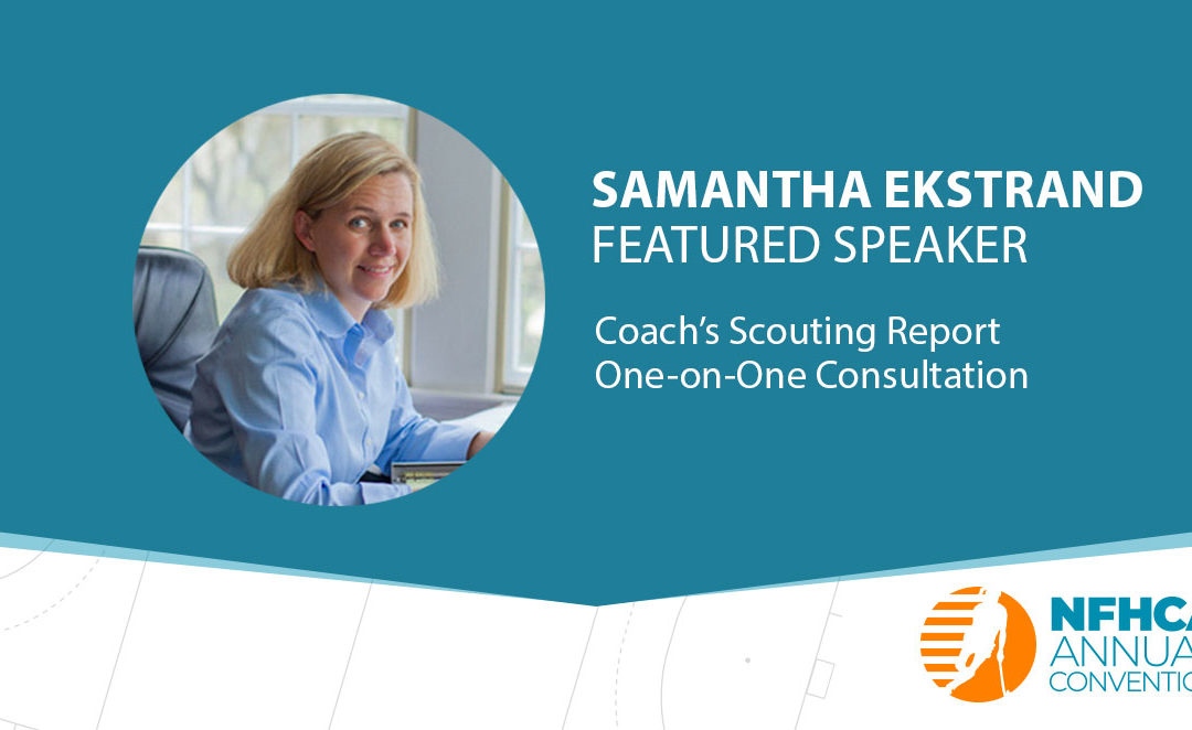 Samantha Ekstrand to present coach’s scouting report at 2022 NFHCA Annual Convention