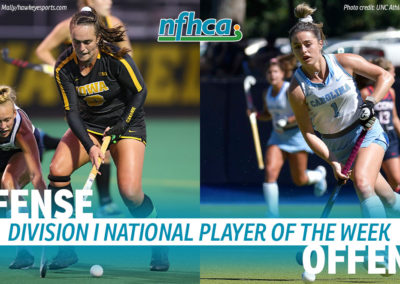 Matson, Nijziel named NFHCA Division I National Players of the Week