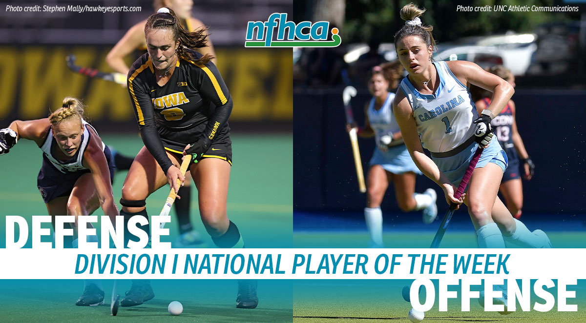 NFHCA Division I Offensive and Defensive Players of the Week
