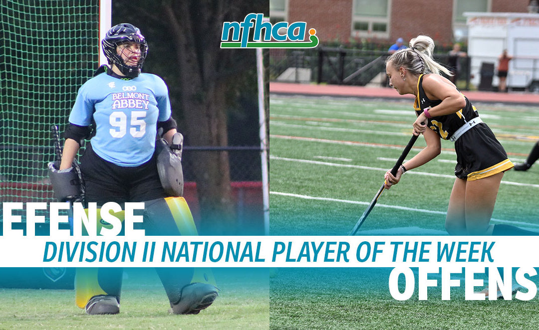 Harsh, Parker named NFHCA Division II National Players of the Week