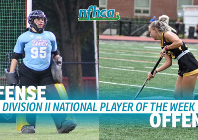 Harsh, Parker named NFHCA Division II National Players of the Week
