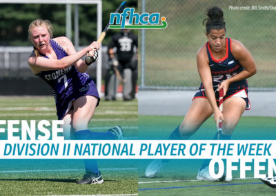 McGee, Petrantonio named NFHCA Division II National Players of the Week