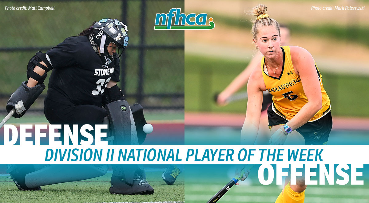 NFHCA Division II Offensive and Defensive Players of the Week