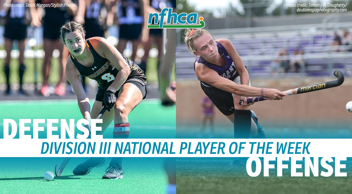 NFHCA Division III Offensive and Defensive Players of the Week