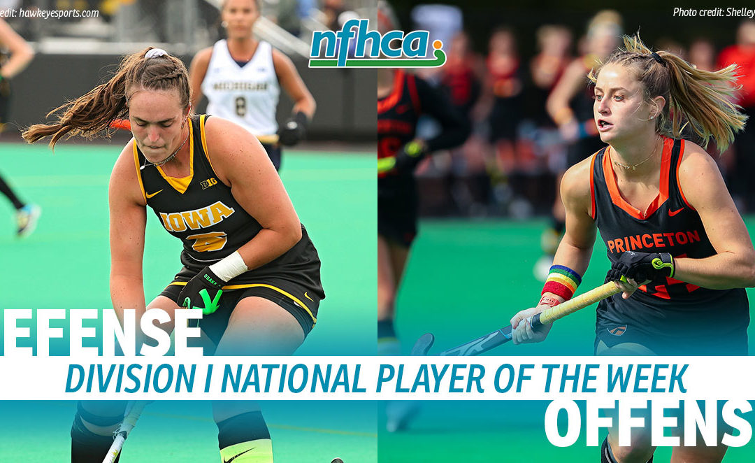 McCarthy, Nijziel named NFHCA Division I National Players of the Week