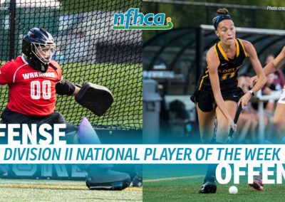 McKeough, Supey named NFHCA Division II National Players of the Week