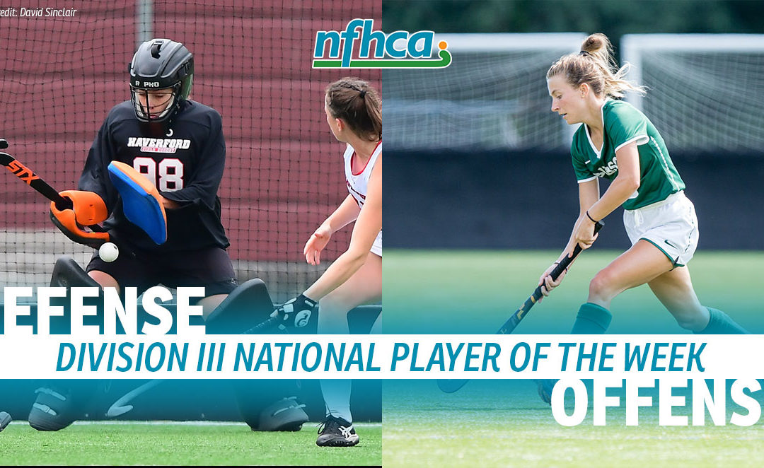 Curley, Roth named NFHCA Division III National Players of the Week