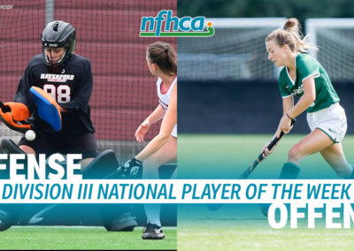 Curley, Roth named NFHCA Division III National Players of the Week