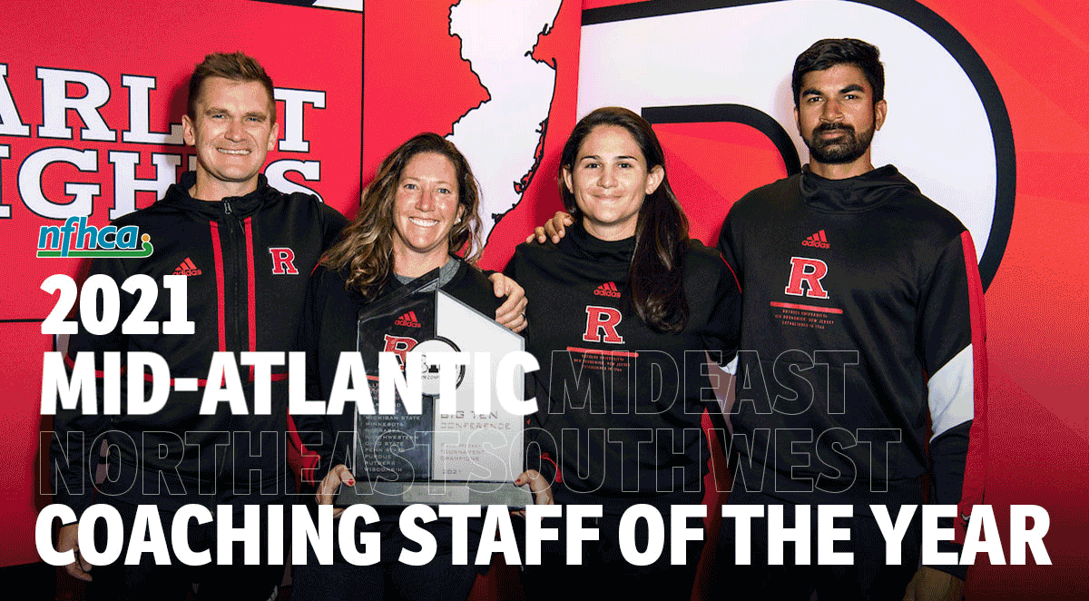 2021 NFHCA Division I Regional Coaching Staffs of the Year