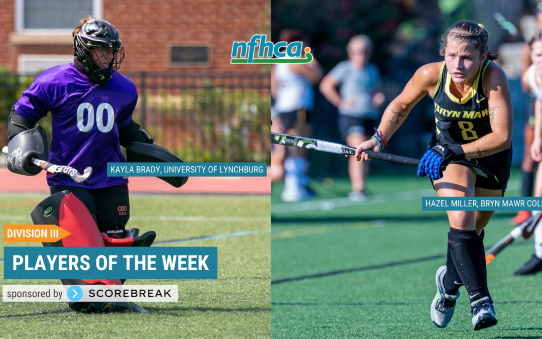 Brady, Miller named NFHCA Division III National Players of the Week