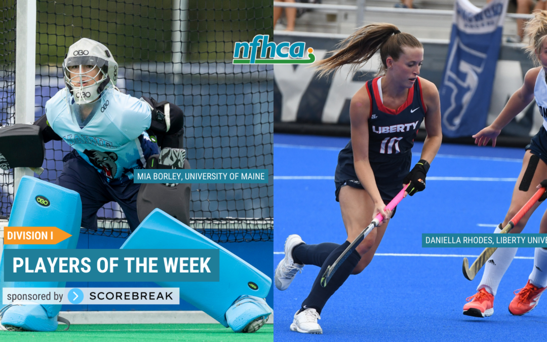 Borley, Rhodes named NFHCA Division I National Players of the Week