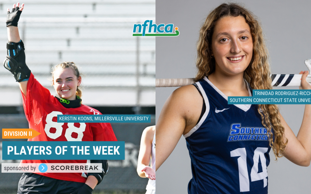 Koons, Rodriguez-Ricchiuti named NFHCA Division II National Players of the Week