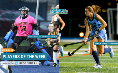 Mann, Reiger named NFHCA Division III National Players of the Week