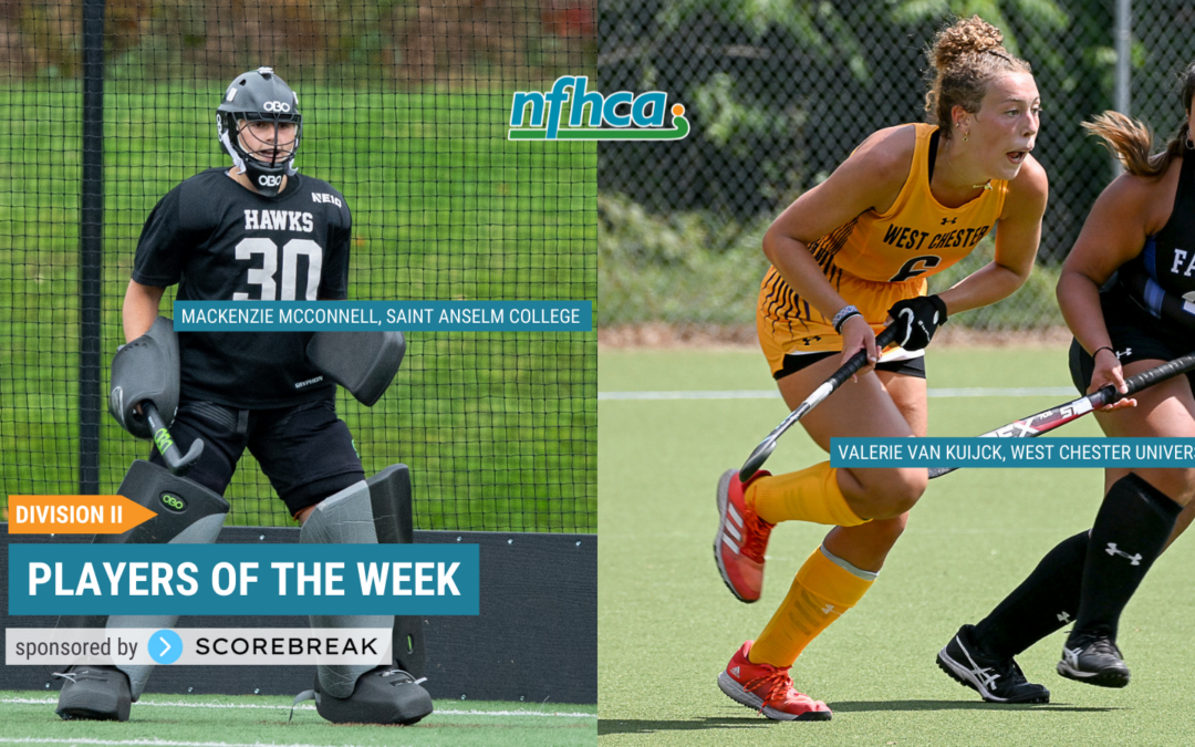 McConnell, Van Kuijck named NFHCA Division II National Players of the Week