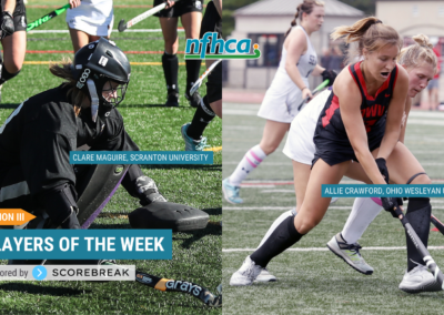 Crawford, Maguire named NFHCA Division III National Players of the Week