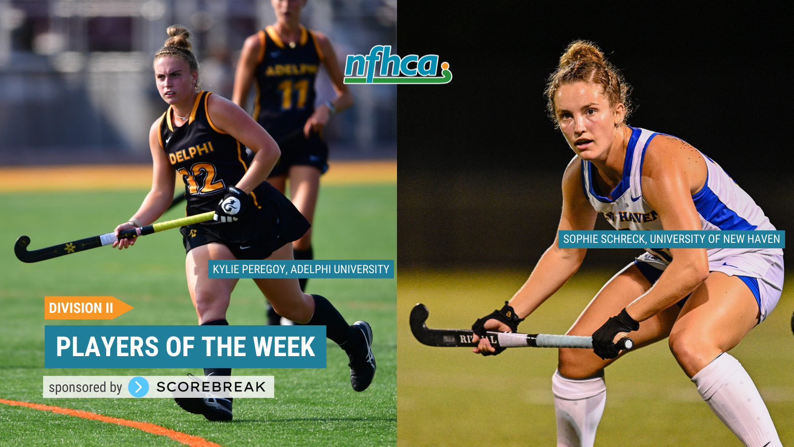 Peregoy, Schreck named NFHCA Division II National Players of the Week