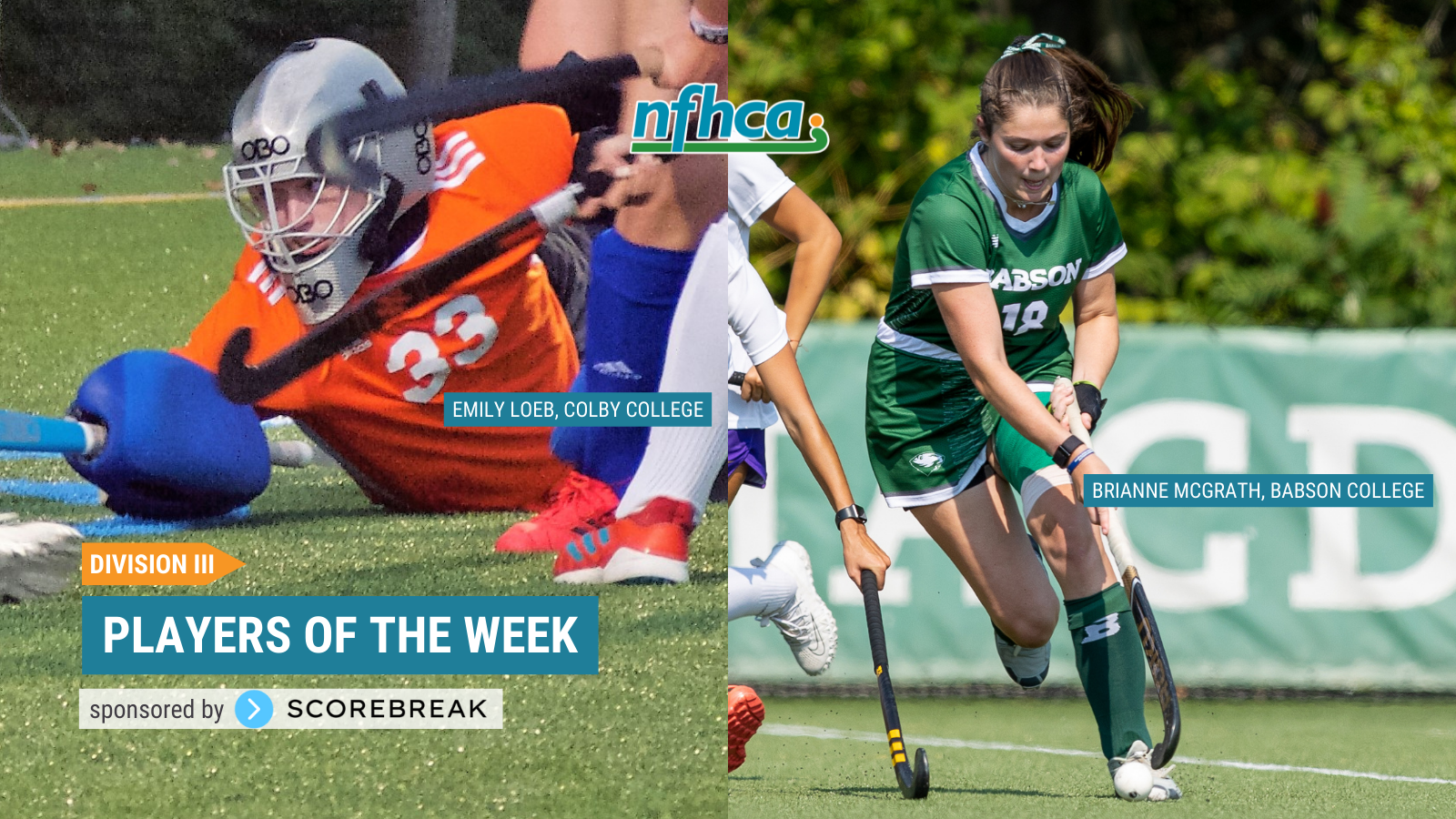 Loeb, McGrath named NFHCA Division III National Players of the Week
