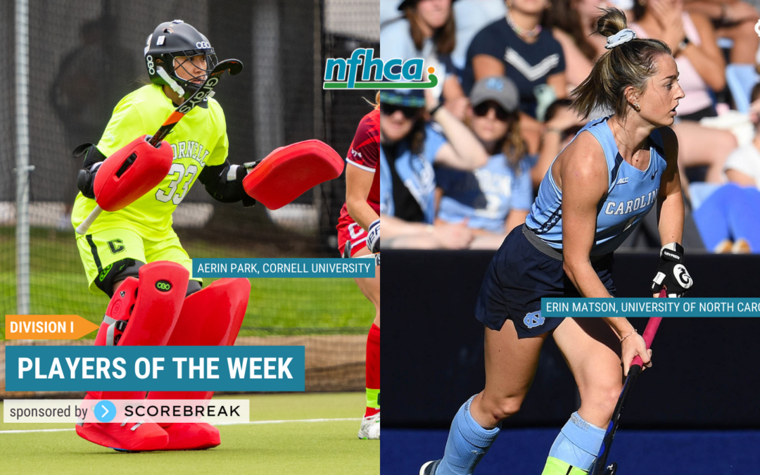 Matson, Park named NFHCA Division I National Players of the Week