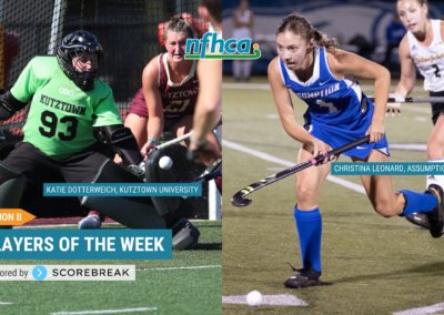 Dotterweich, Leonard named NFHCA Division II National Players of the Week