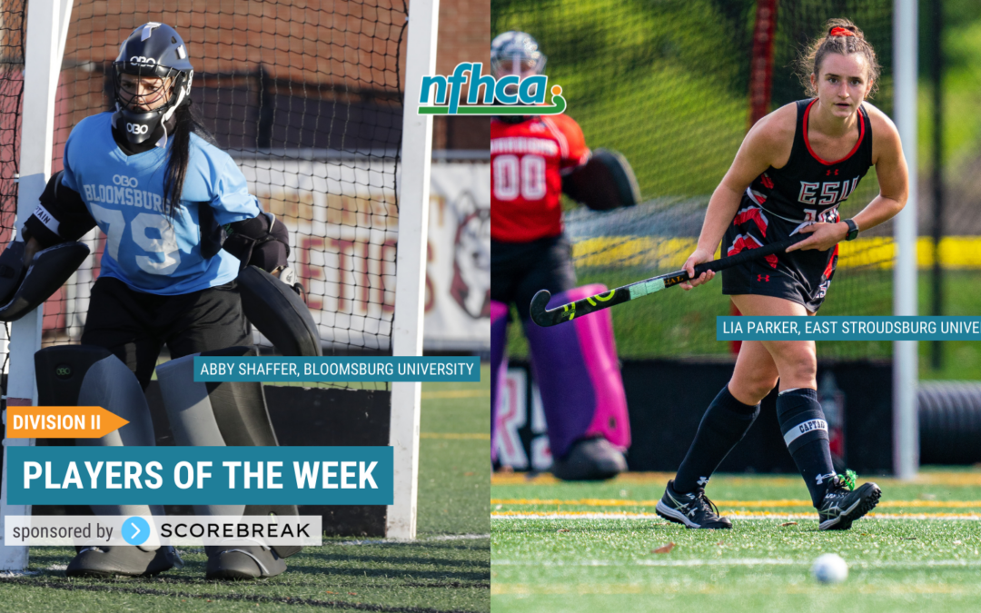 Parker, Shaffer named NFHCA Division II National Players of the Week