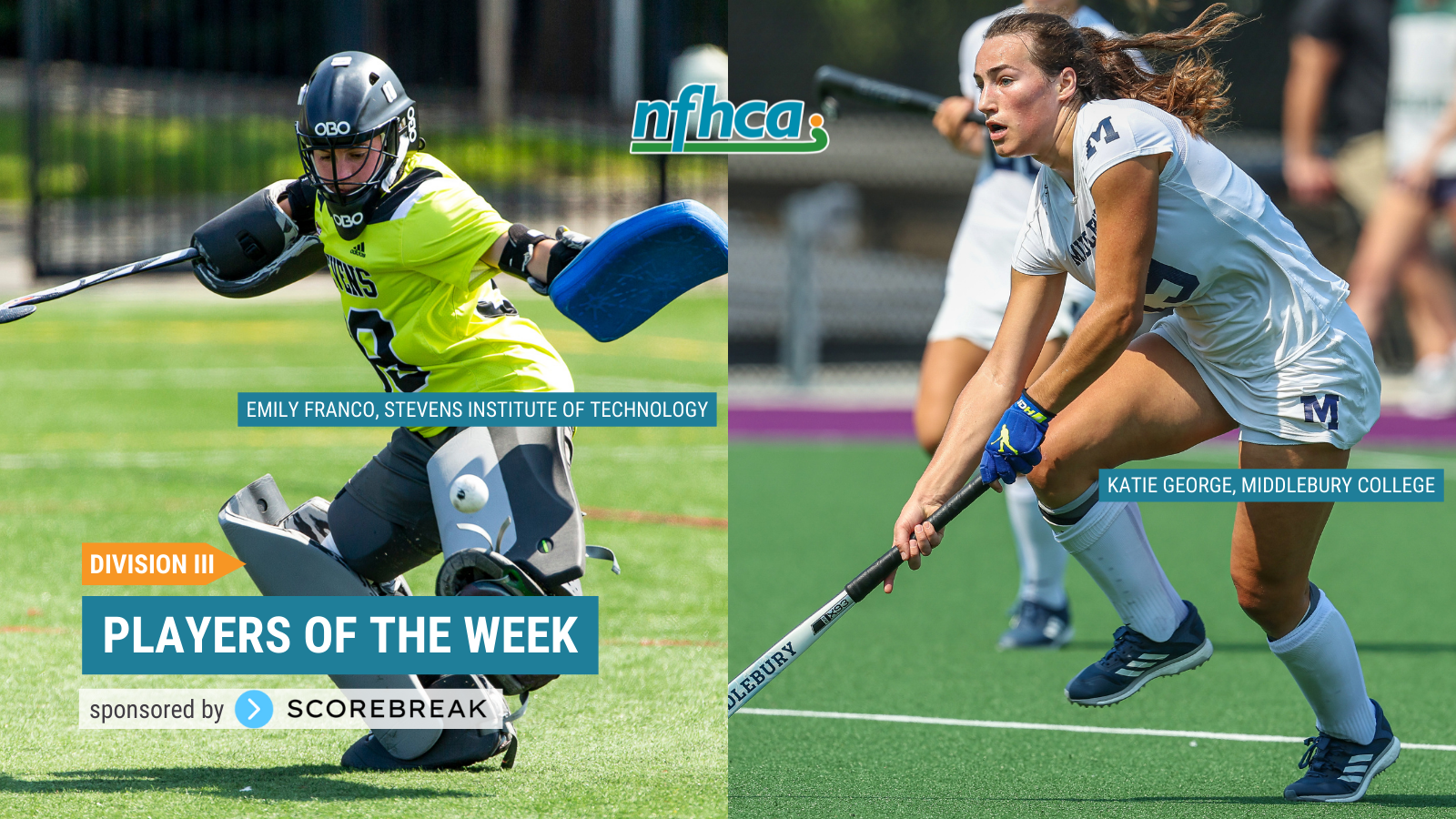 Franco, George named NFHCA Division III National Players of the Week