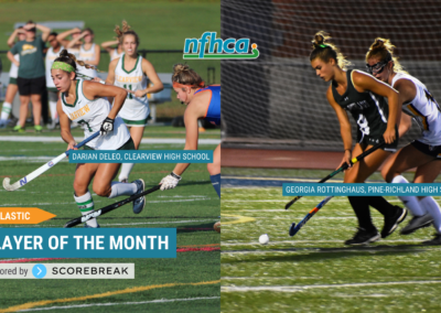 DeLeo, Rottinghaus named NFHCA October Scholastic Players of the Month