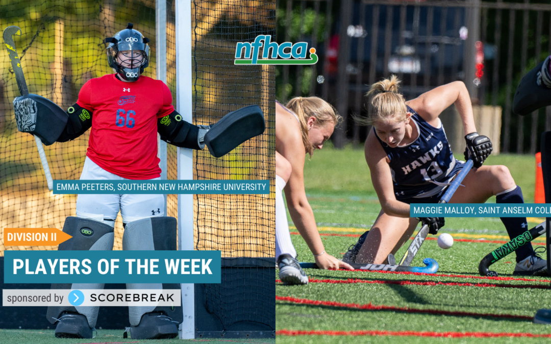 Malloy, Peeters named NFHCA Division II National Players of the Week