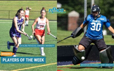 McConnell, Pistaccio named NFHCA Division II National Players of the Week