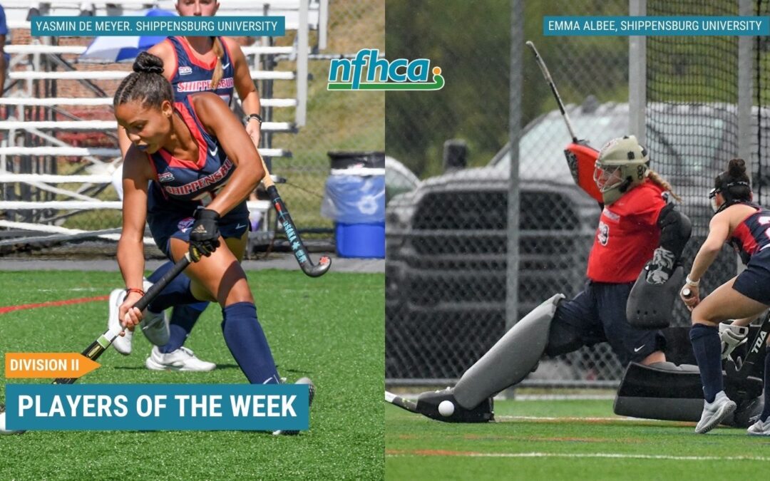 Albee, De Meyer named NFHCA Division II National Players of the Week