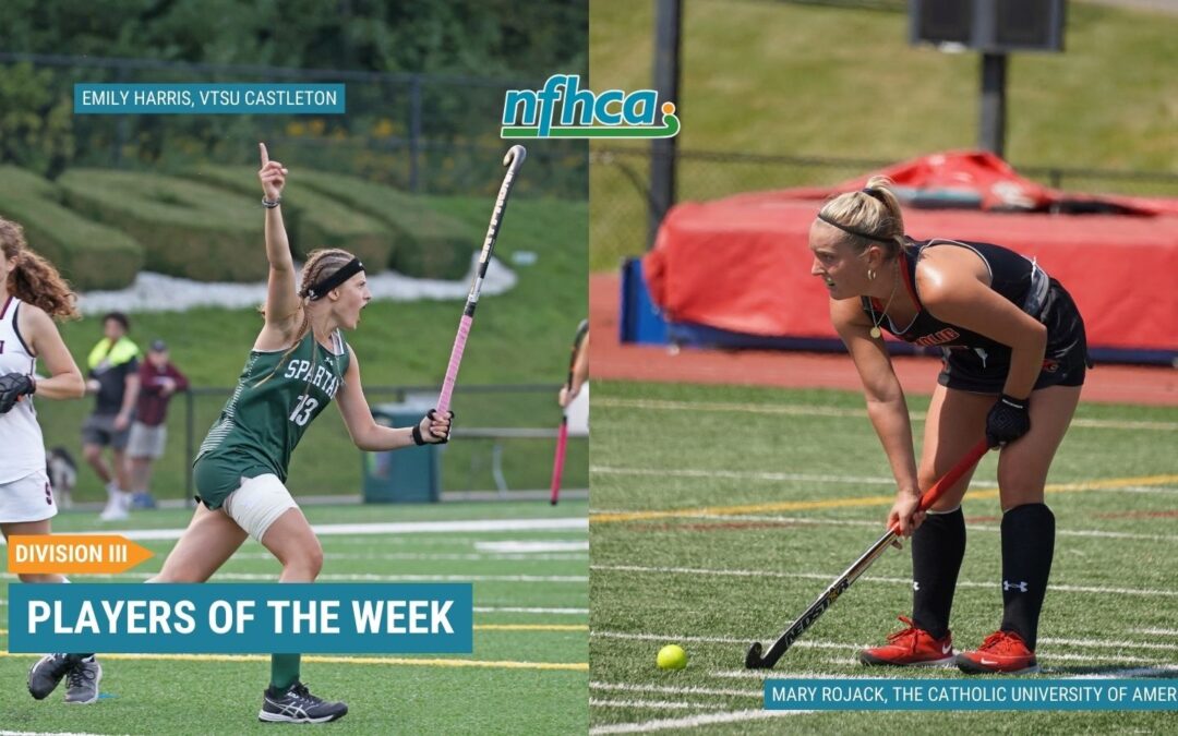 Rojack, Harris named NFHCA Division III National Players of the Week