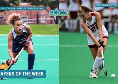 Winter, Cookman named NFHCA Division I National Players of the Week
