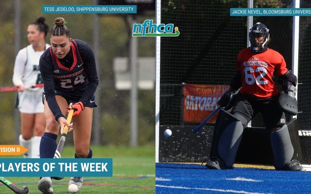 Nevel, Jedeloo named NFHCA Division II National Players of the Week