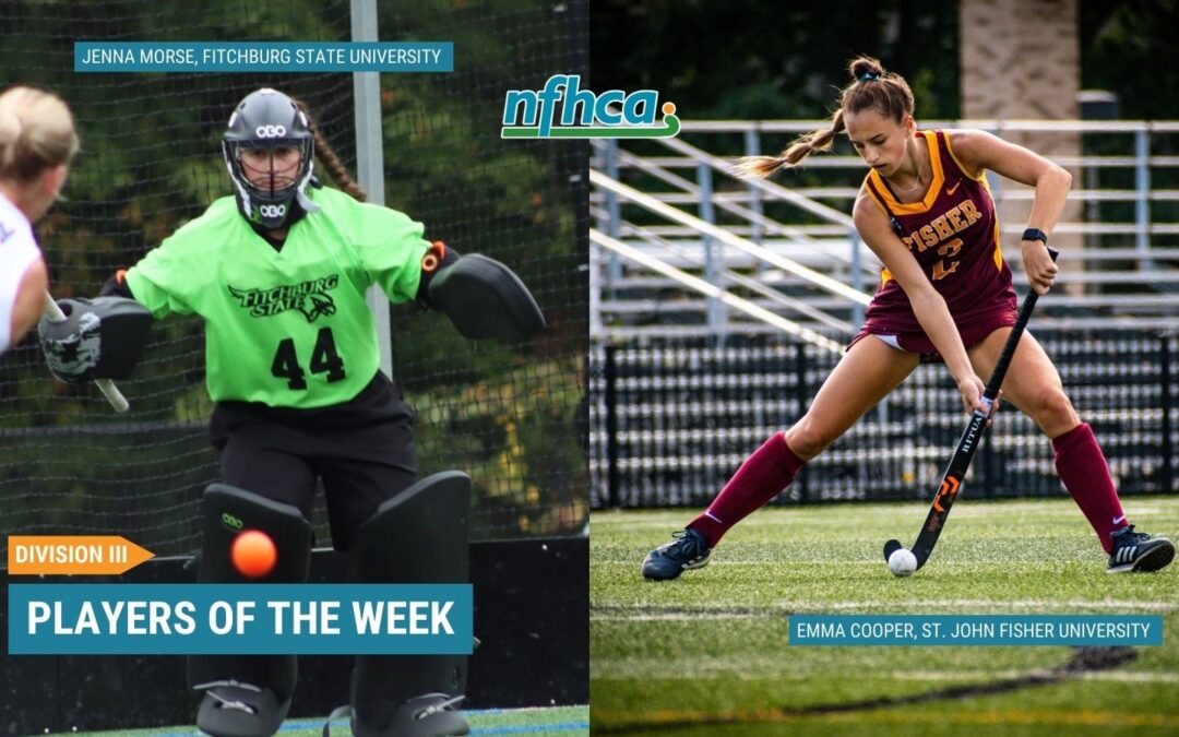 Morse, Cooper named NFHCA Division III National Players of the Week