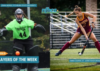 Morse, Cooper named NFHCA Division III National Players of the Week