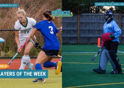 Tello, Hill named NFHCA Division III National Players of the Week