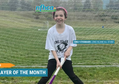Stegmaier named NFHCA December Club Player of the Month