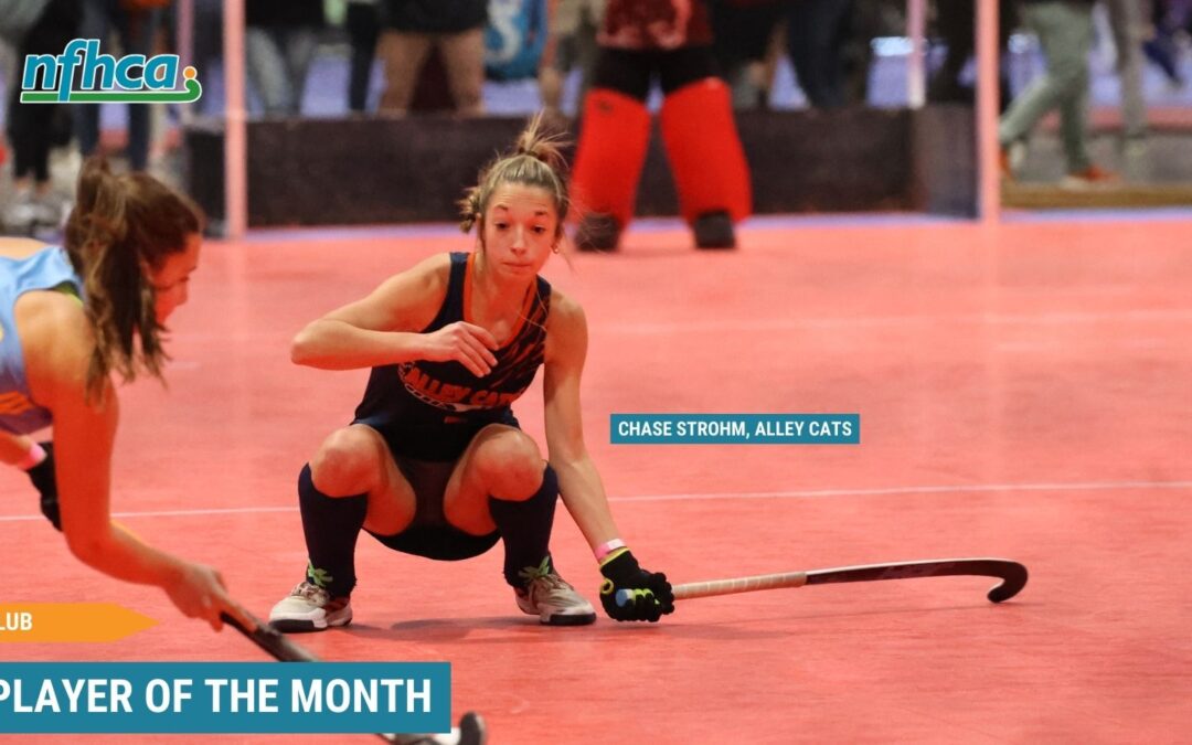 Strohm named NFHCA February Club Player of the Month