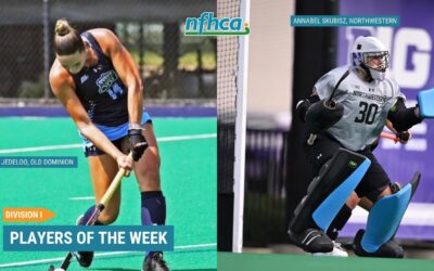 Jedeloo, Skubisz named NFHCA Division I National Players of the Week