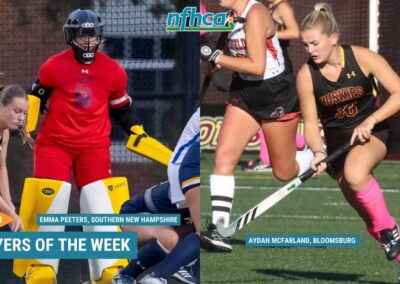 McFarland, Peeters named NFHCA Division II National Players of the Week