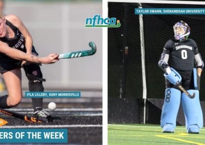 Lilleby, Swann named NFHCA Division III National Players of the Week