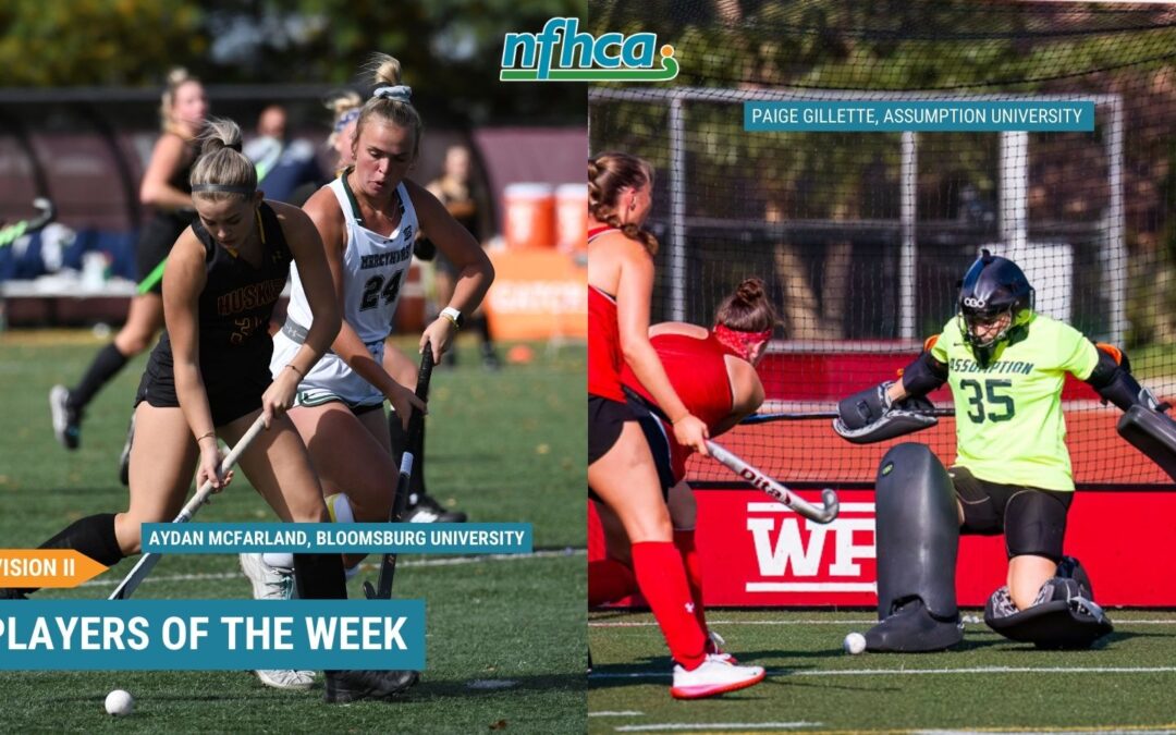 McFarland, Gillette named NFHCA Division II National Players of the Week