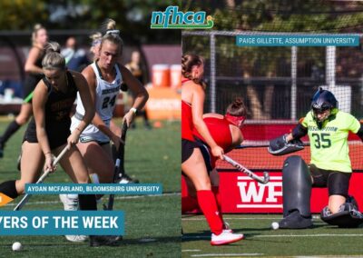 McFarland, Gillette named NFHCA Division II National Players of the Week