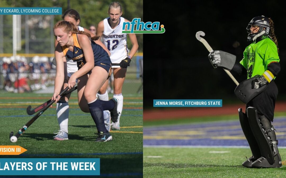 Eckard, Morse named NFHCA Division III National Players of the Week