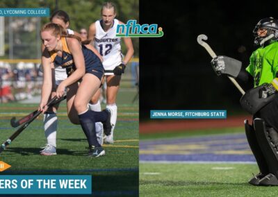 Eckard, Morse named NFHCA Division III National Players of the Week