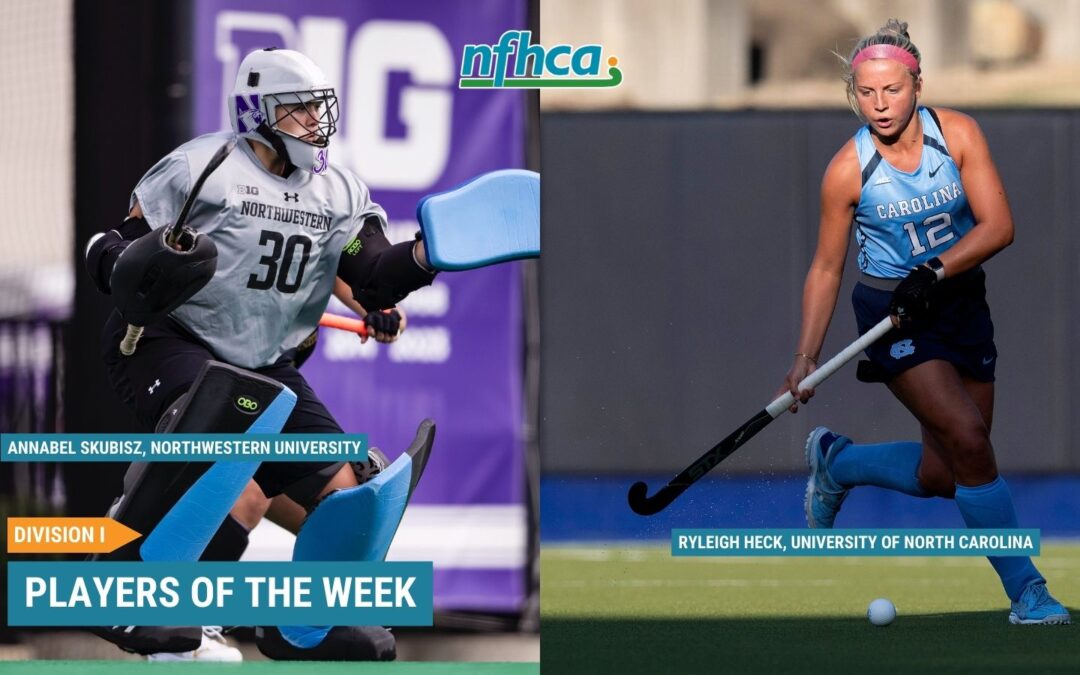 Heck, Skubisz named NFHCA Division I National Players of the Week