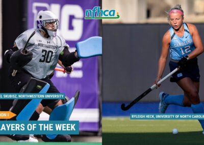 Heck, Skubisz named NFHCA Division I National Players of the Week