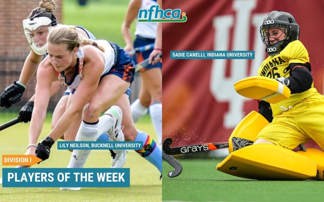 Neilson, Canelli named NFHCA Division I National Players of the Week