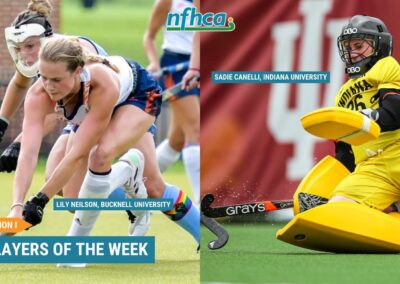 Neilson, Canelli named NFHCA Division I National Players of the Week