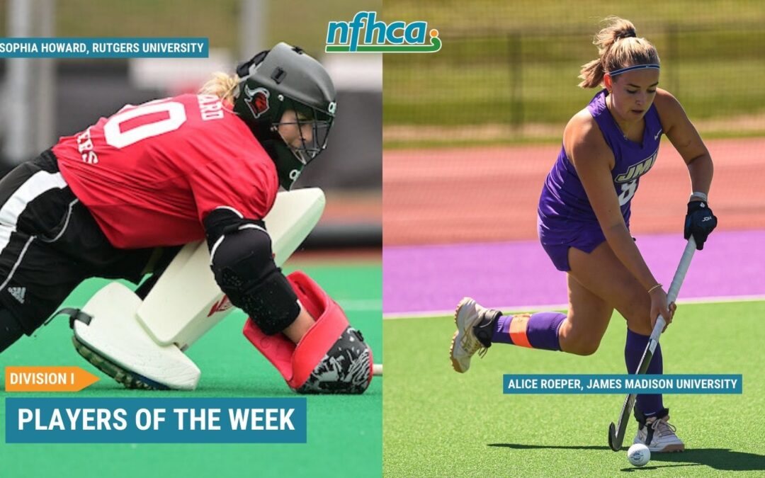 Roeper, Howard named NFHCA Division I National Players of the Week